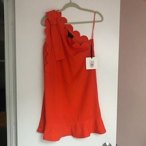 Victoria Beckham Scalloped Dress
